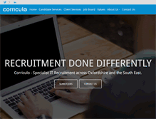 Tablet Screenshot of corriculo.co.uk